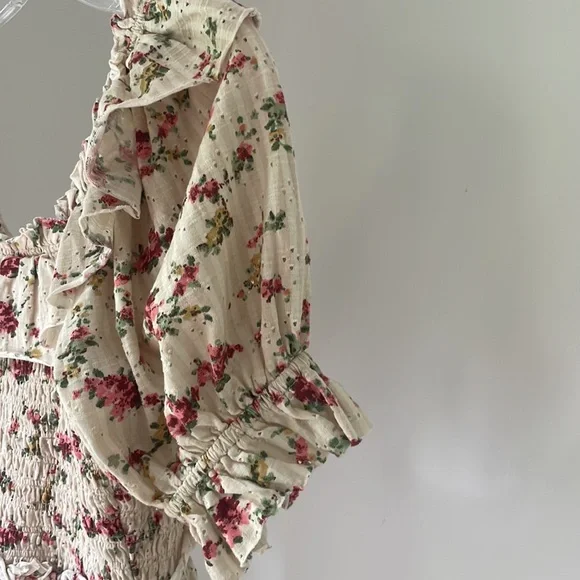 Free People S/P Favorite Girl Floral Top - Picture 5 of 11